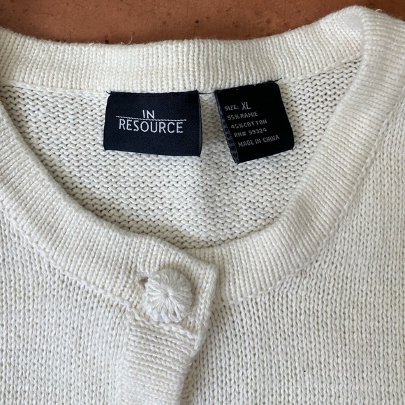 Vintage y2k White Ugly Christmas Knit Cardigan 🔥 - Picture 4 of 4